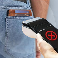 Carteras para Hombre con Dinero Clip, Billetera para Caballero RFID Bloquean