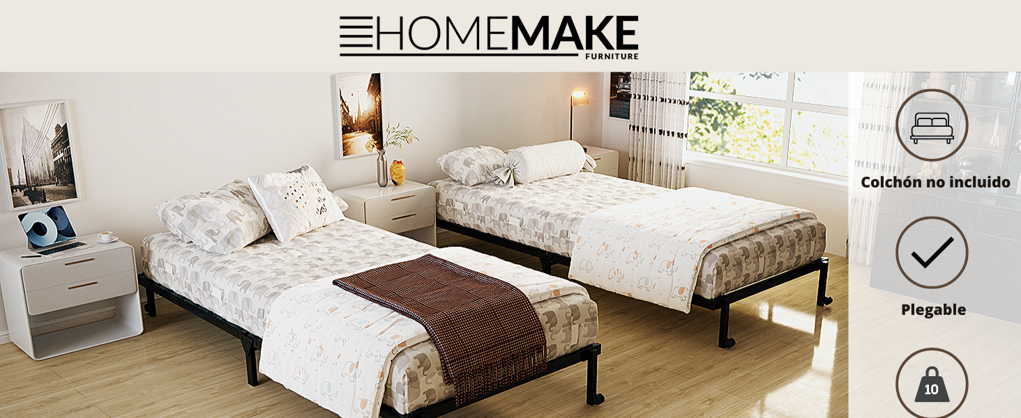 Cama plegable