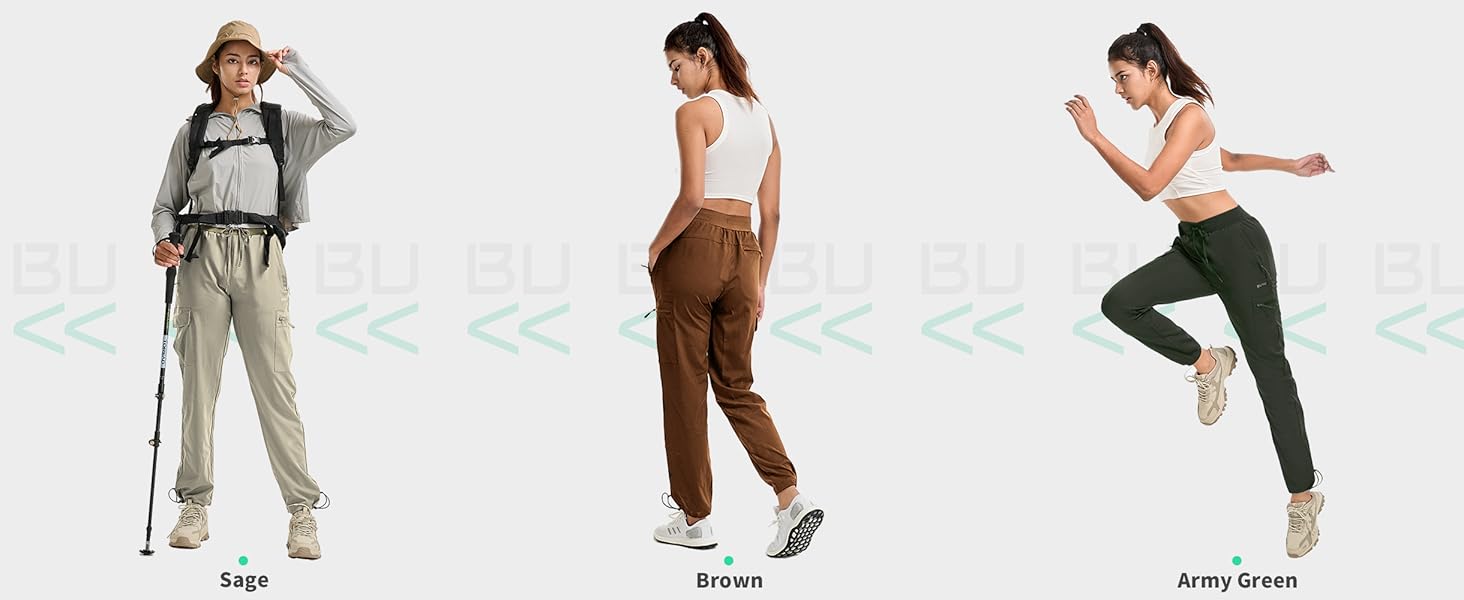 pantalones de senderismo cargo para mujer