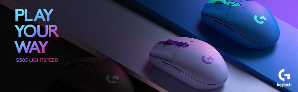 G305, gaming mouse, mouse gamer, mouse para gaming, mouse inalámbrico para gaming, logitech g