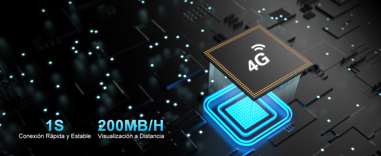 C&aacute;mara 4G LTE Solar C&aacute;mara Vigilancia Exterior 