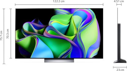 LG Pantalla OLED EVO 55 Pulgadas 4K Smart TV 2024 ThinQ AI OLED55C4PSA