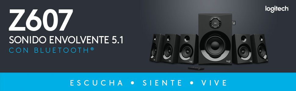 Z607, Bocina bluetooth, Home theater, Logitech, Bocina Logitech, Teatro en casa, Bocina 5.1
