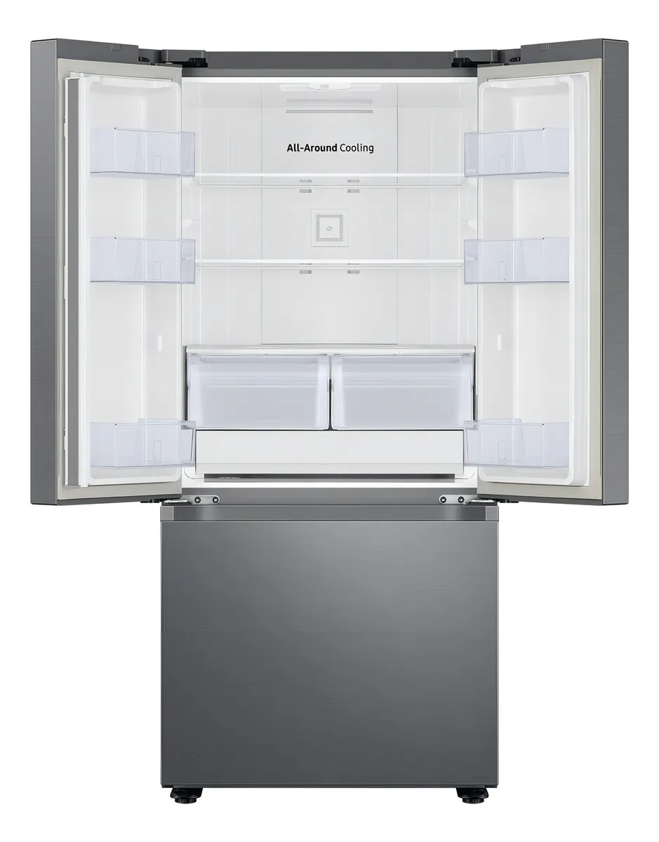 Refrigerador Samsung French Door 3 Puertas 22 Pies Auto Ice Color Gris
