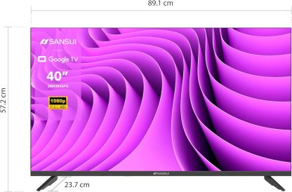 SANSUI Television Google TV, Voice Assistant Smart TV 2023 (43" 4k UHD)