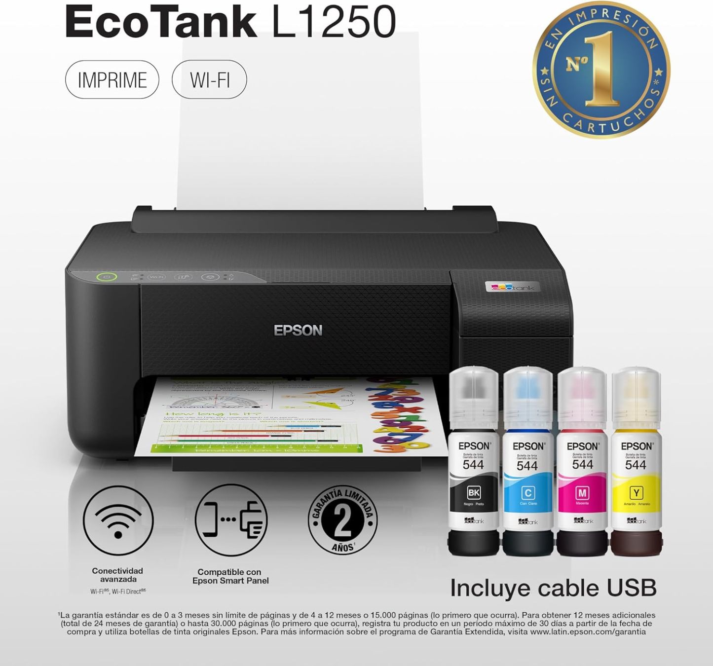 Epson Ecotank Impresora a Color L1250