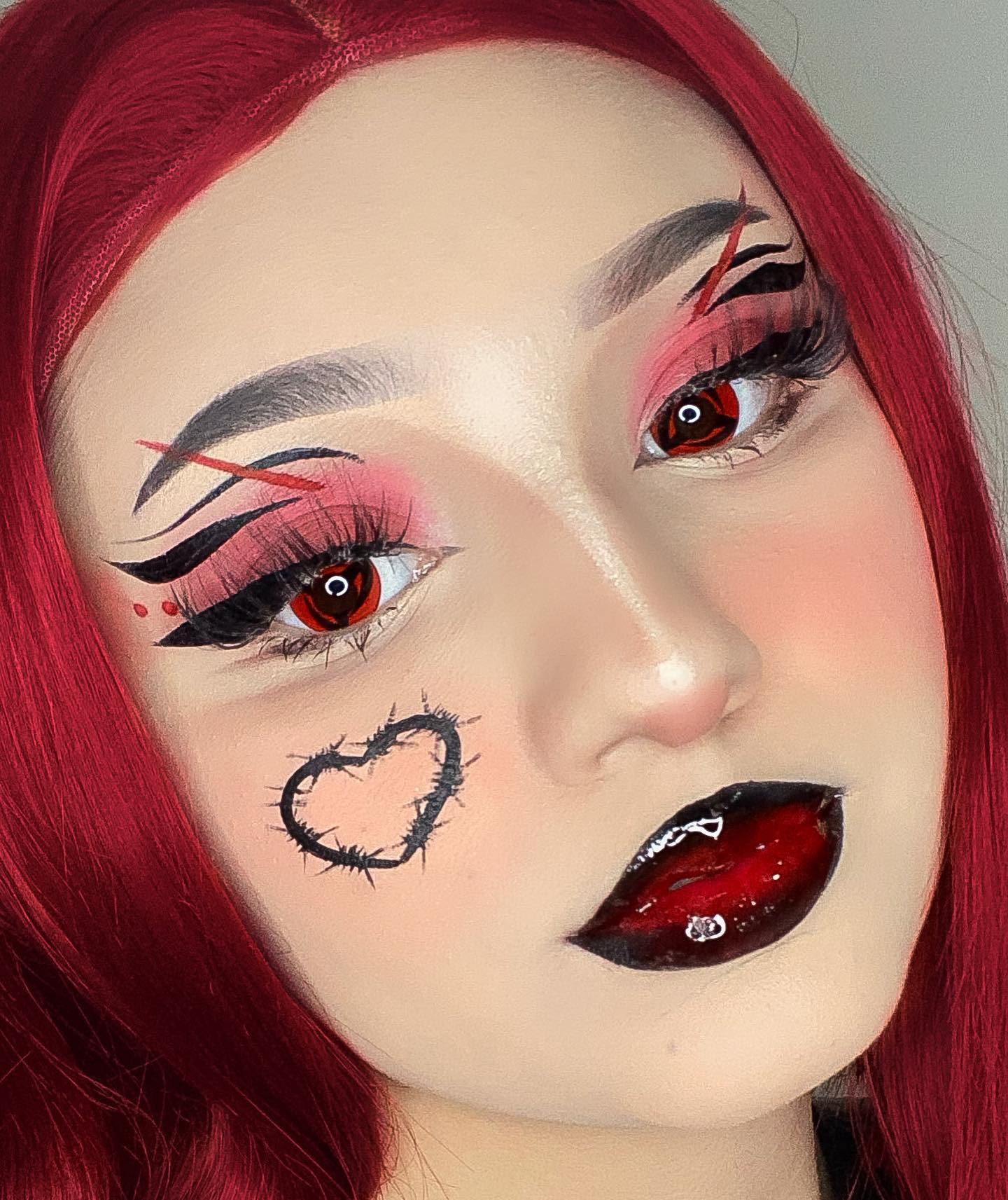 Mislens Mangekyo Cosplay color contact Lenses for dark brown eyes