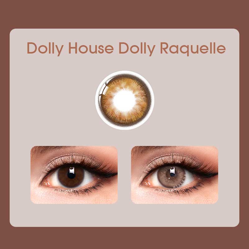 【Prescription】Mislens Dolly Raquelle color contact Lenses for dark brown eyes