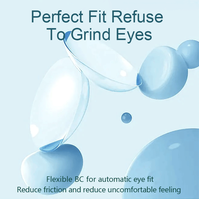 【Prescription】Mislens 30Pcs Clear Daily Contacts color contact Lenses for dark brown eyes