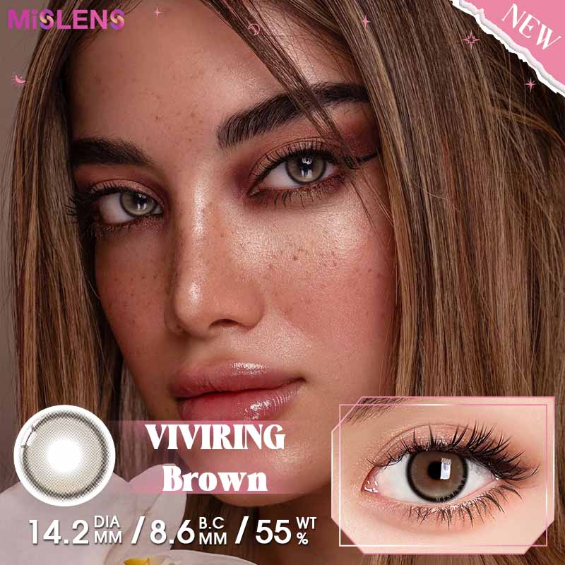 【New】1 Day 2 Pcs | VIVIRING Brown Prescription Trial