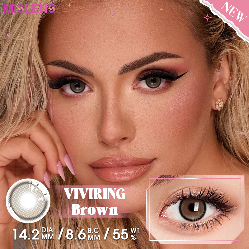 【New】1 Day 2 Pcs | VIVIRING Brown Prescription Trial