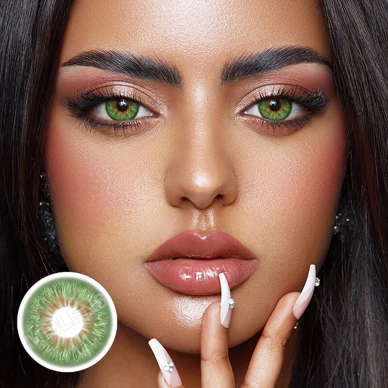 Mislens Wildness Green Snake color contact Lenses for dark brown eyes
