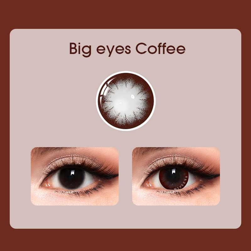 【New】 Mislens Big eyes COFFEE