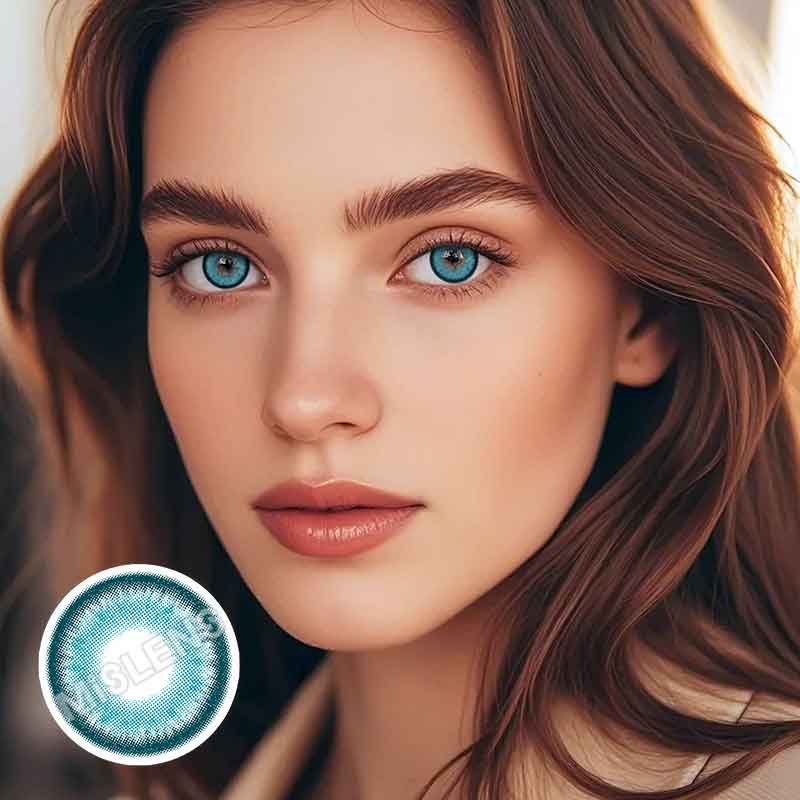 【Prescription】Mislens Cyan Blue