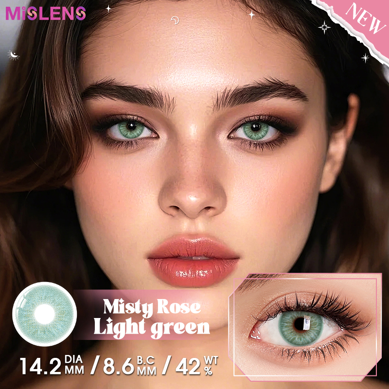 【New】Mislens Misty Rose Light green