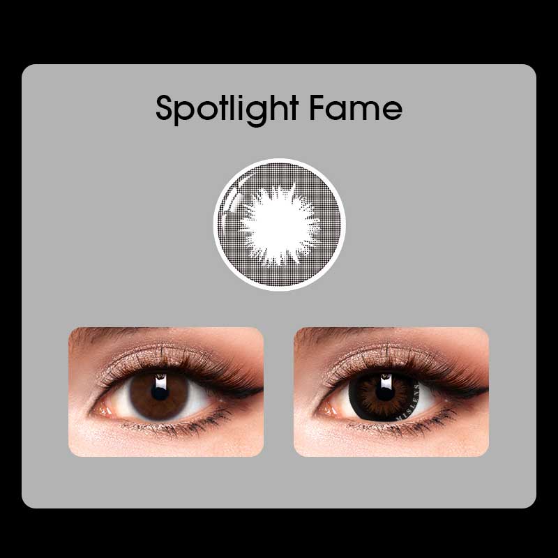 【New】Mislens Spotlight Fame color contact Lenses for dark brown eyes