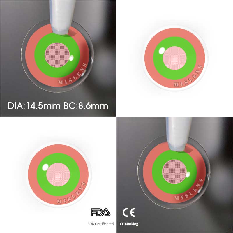 Mislens Rebecca Crazy color contact Lenses for dark brown eyes