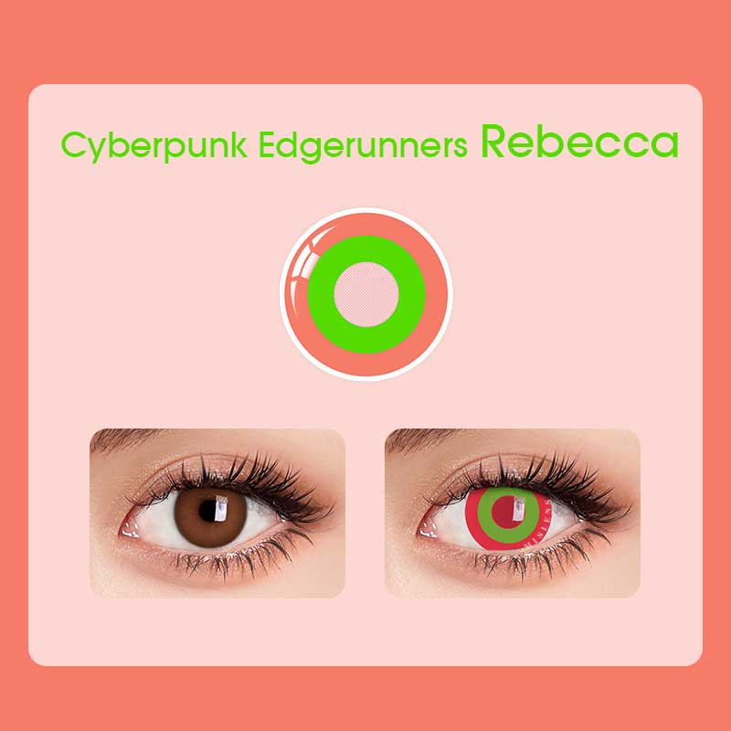 Mislens Rebecca Crazy color contact Lenses for dark brown eyes
