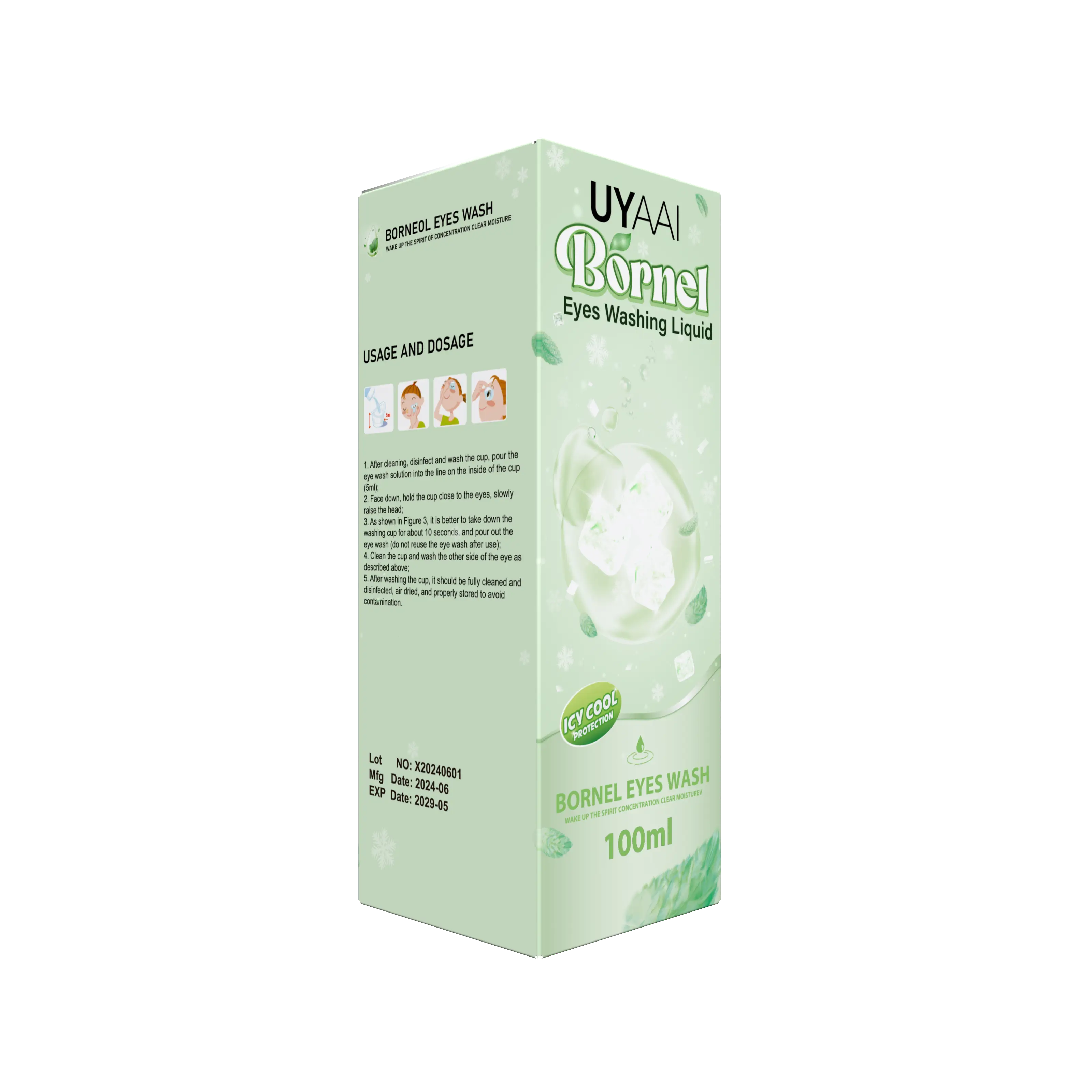 Mislens Borneol Eye Washing Liquid 100ML