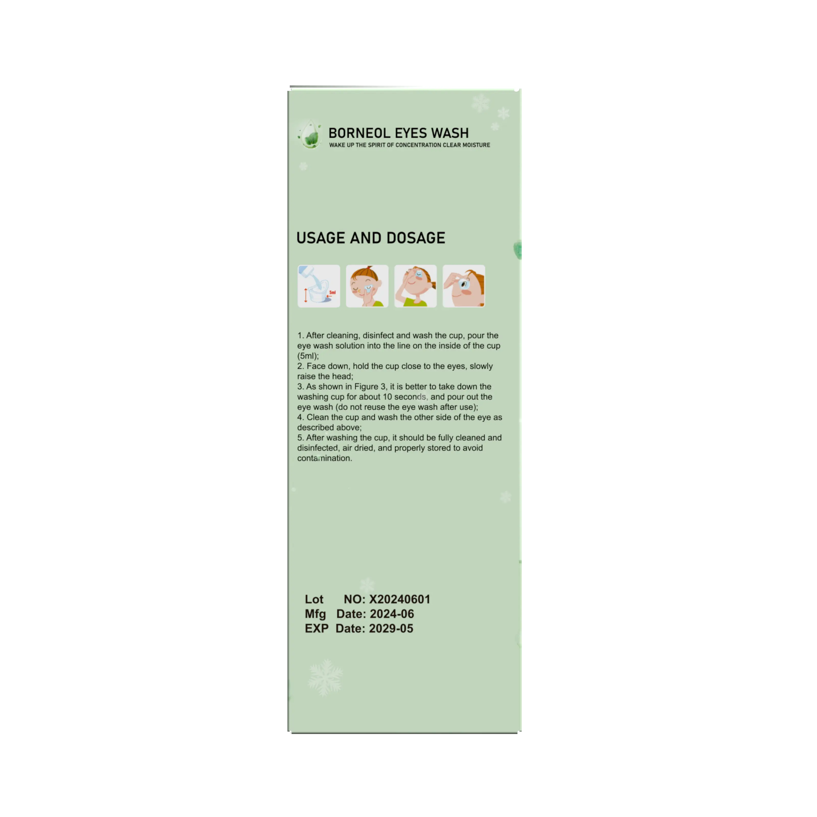 Mislens Borneol Eye Washing Liquid 100ML