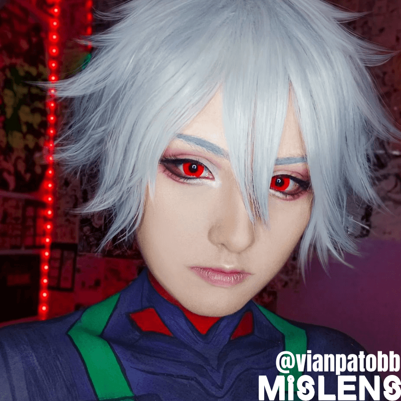 Mislens Circle Vampire Block Cosplay color contact Lenses for dark brown eyes