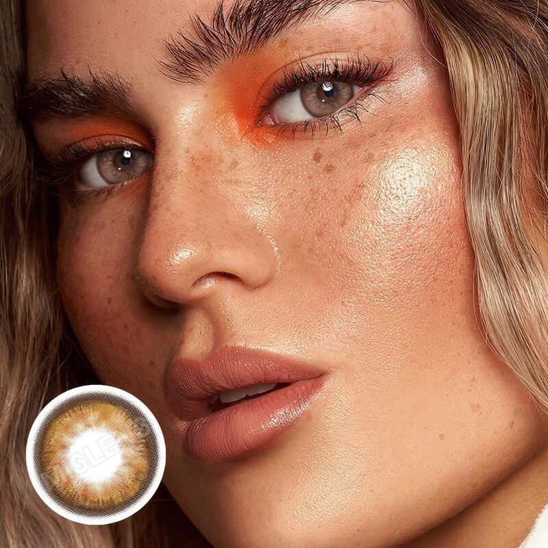 【Prescription】Mislens Dolly Raquelle color contact Lenses for dark brown eyes