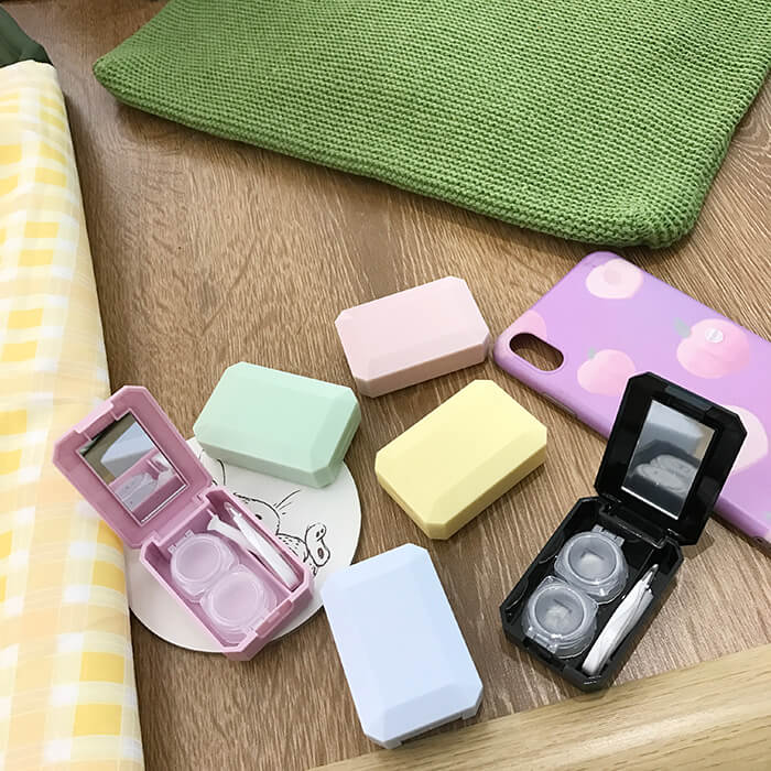 Mislens Portable Multi Color Lenses Cases color contact Lenses for dark brown eyes