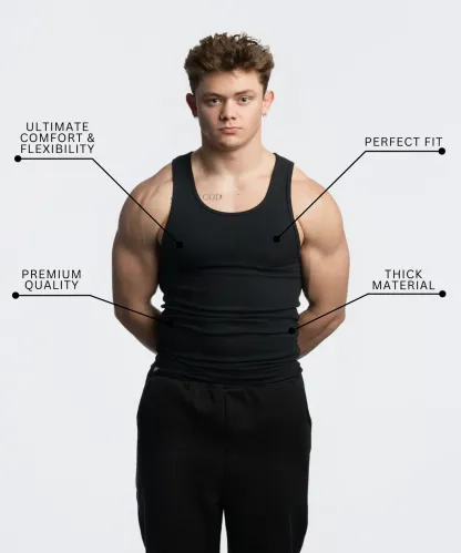 EKKO Beaters Tank Top - True To Size | 370+ GSM | Cotton and Spandex