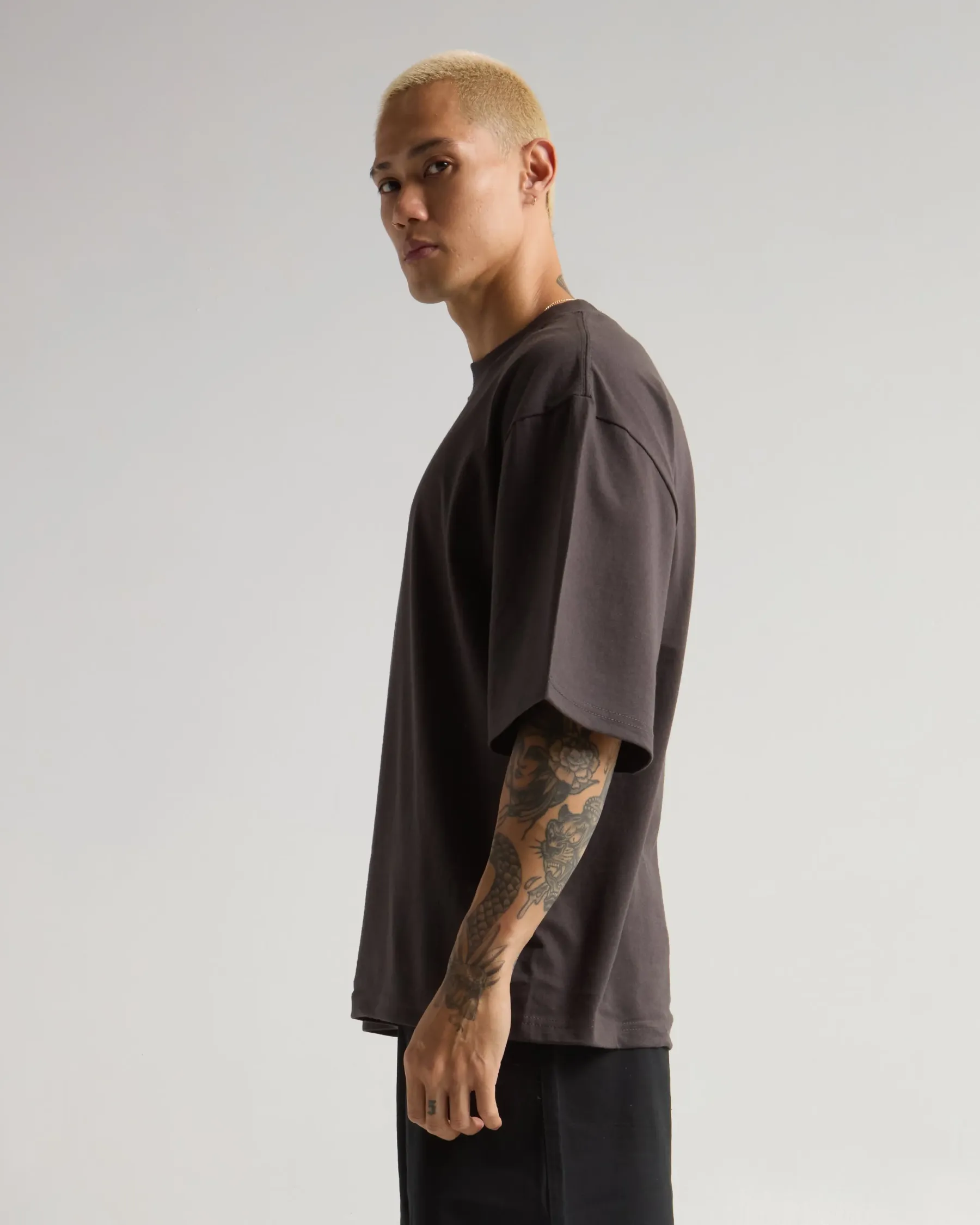 7.5oz Max Heavyweight Oversized Short Sleeve Casual Streetwear