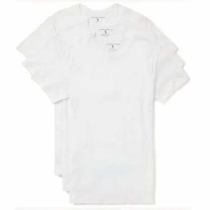 TRAILBLAZER Slim Fit White and Black Tees Crewneck (3 Pack)
