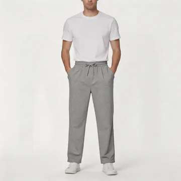 4-Pack Men's Loose Fitting Casual Pants for Fall Relaxed Fit Oversize Clothing Comfortable Drawstring Lounge Pants with Pockets  Workout Stylish Black And Deep Gray, Beige FathersDayGift