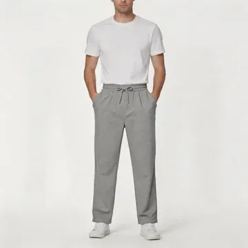 4-Pack Men's Loose Fitting Casual Pants for Fall Relaxed Fit Oversize Clothing Comfortable Drawstring Lounge Pants with Pockets  Workout Stylish Black And Deep Gray, Beige FathersDayGift