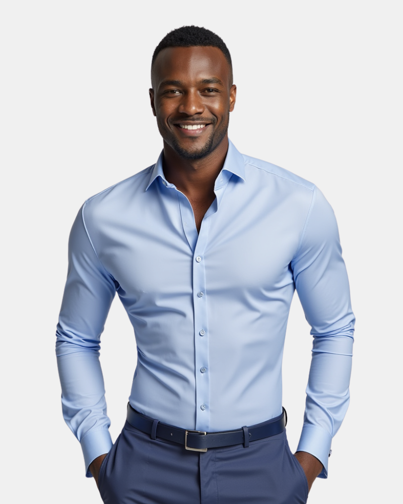 （Buy 2 Get 1 Free）Men's stretch executive shirt