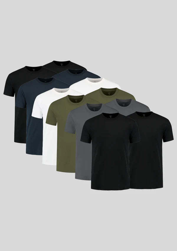 100% Cotton Classic Crew Neck T-shirts