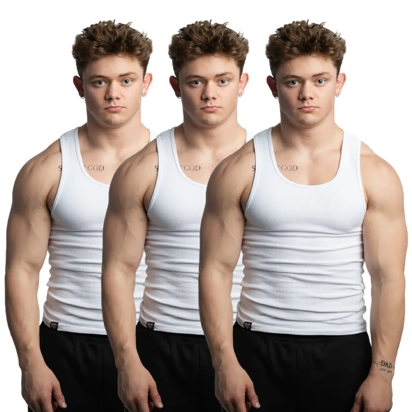 EKKO Beaters Tank Top - True To Size | 370+ GSM | Cotton and Spandex