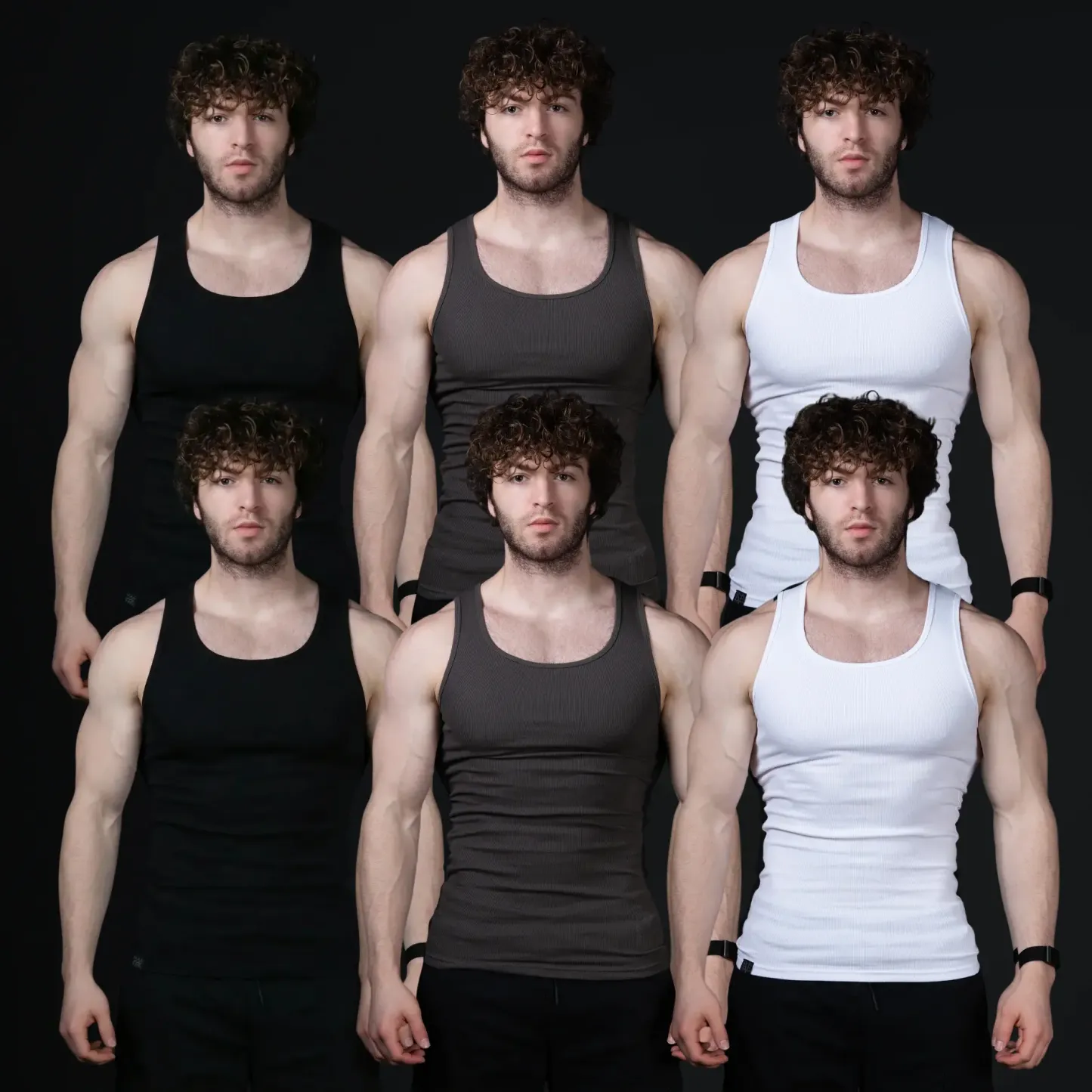 EKKO Beaters Tank Top - True To Size | 370+ GSM | Cotton and Spandex