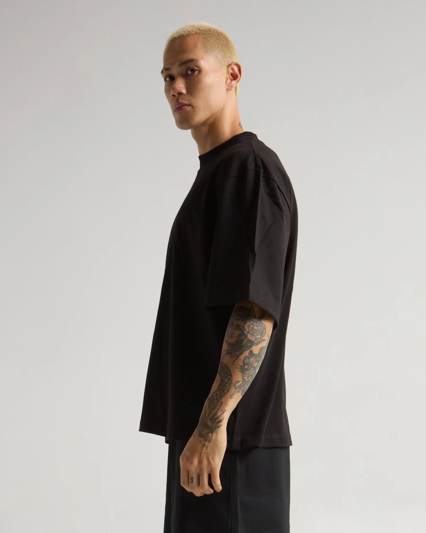 7.5oz Max Heavyweight Oversized Short Sleeve Casual Streetwear