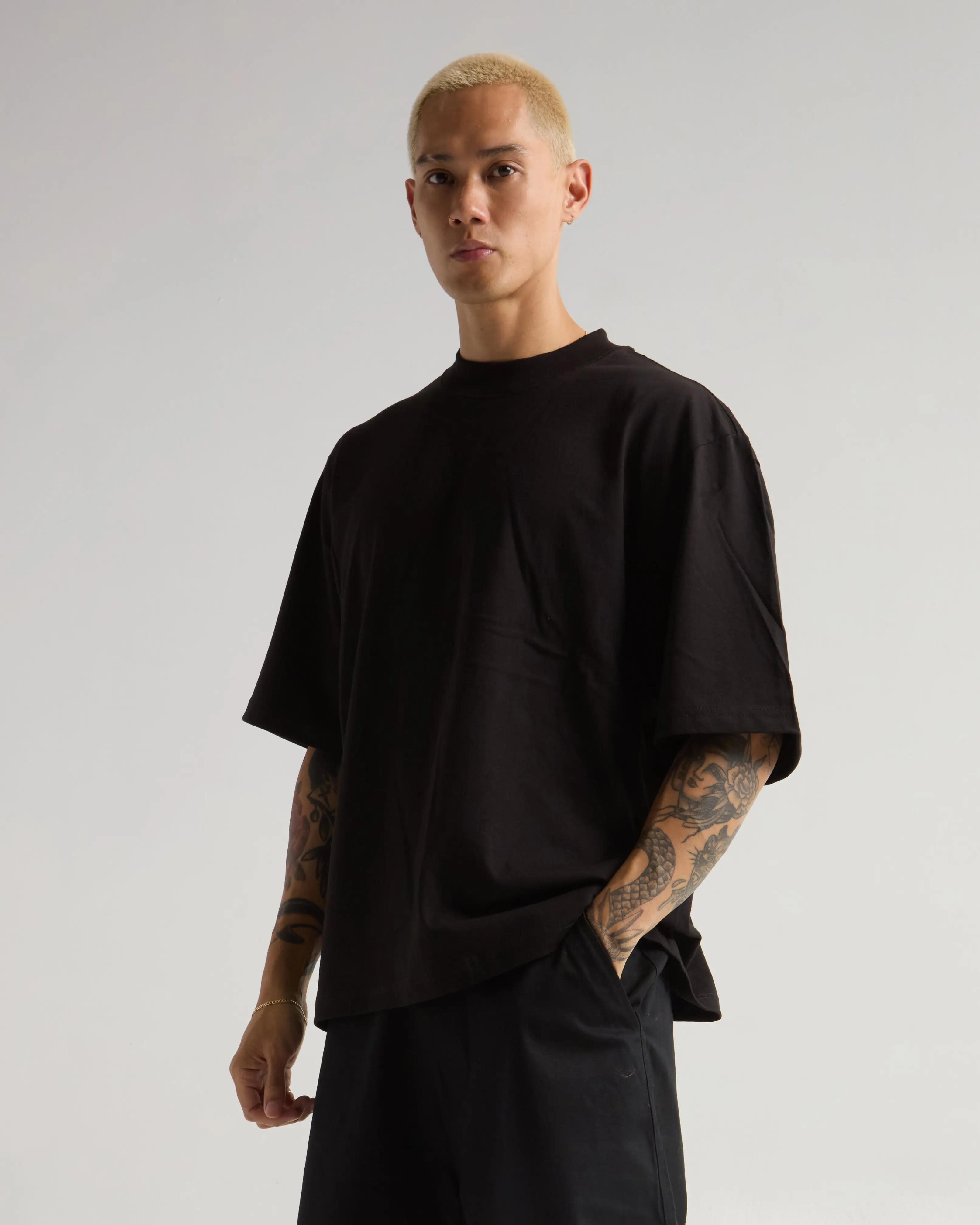 7.5oz Max Heavyweight Oversized Short Sleeve Casual Streetwear