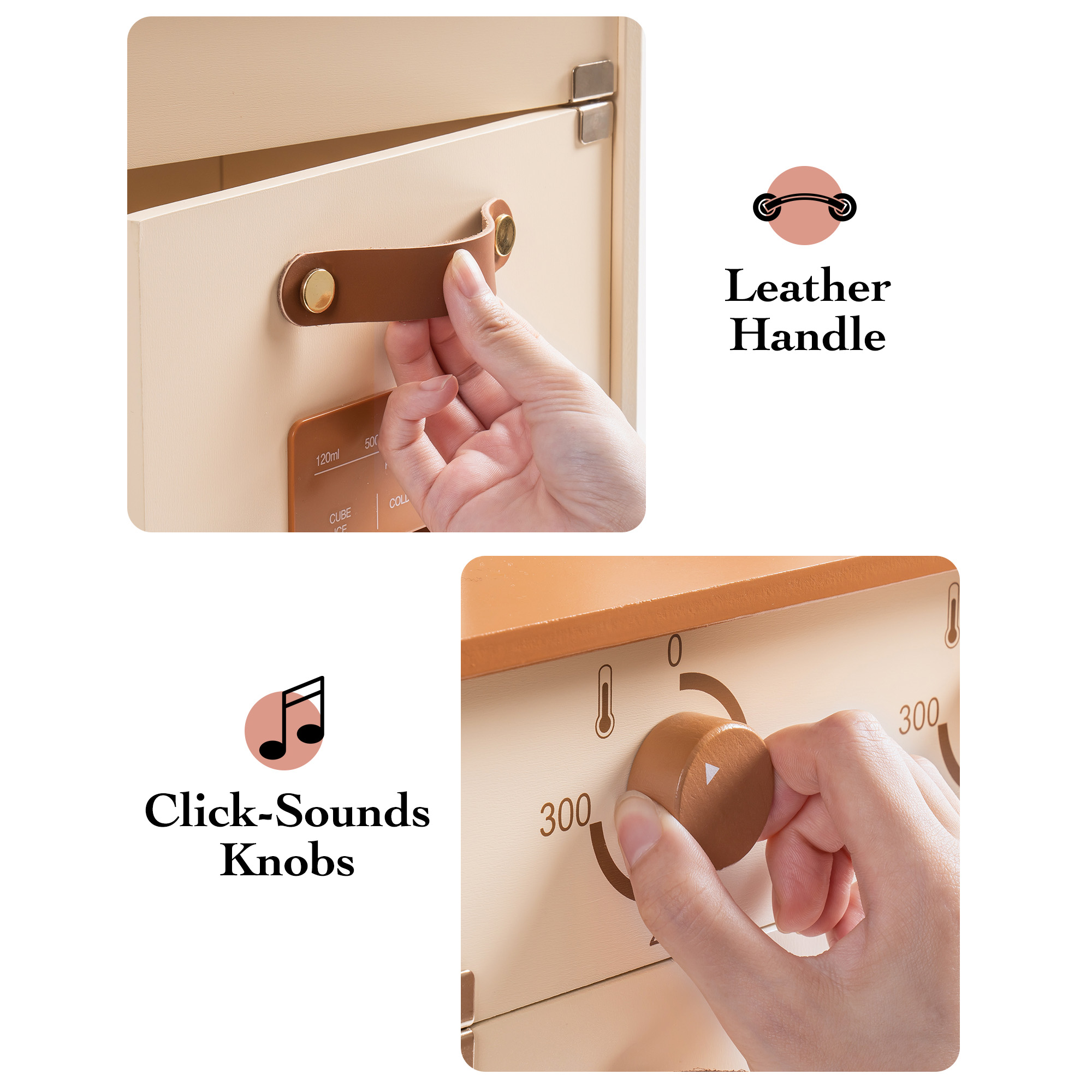 ROBUD Cuisine Enfant en Bois - Moka Montessori