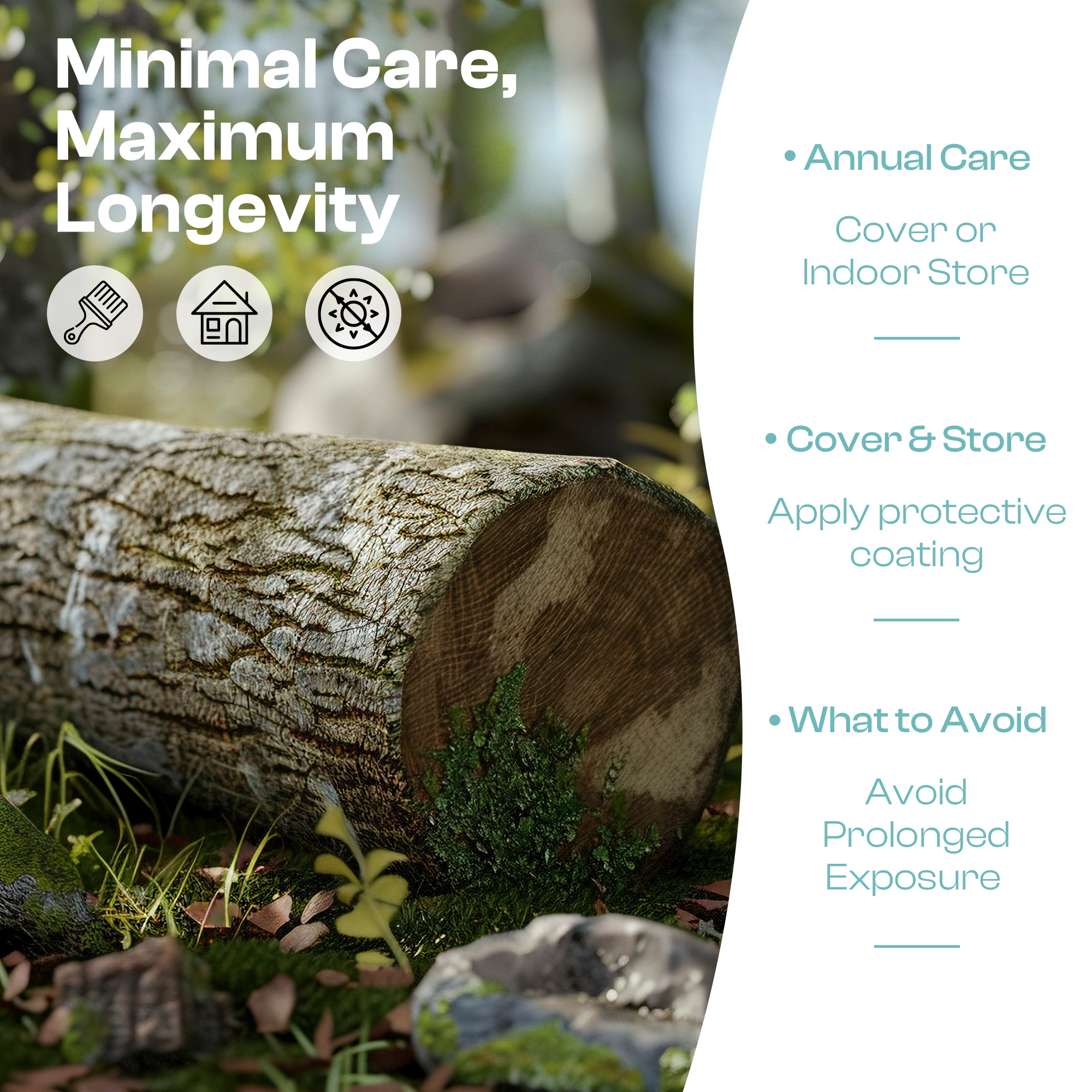 ROBUD Outdoor Mud Kitchen for Kids – Wooden Play Kitchen with Accessories