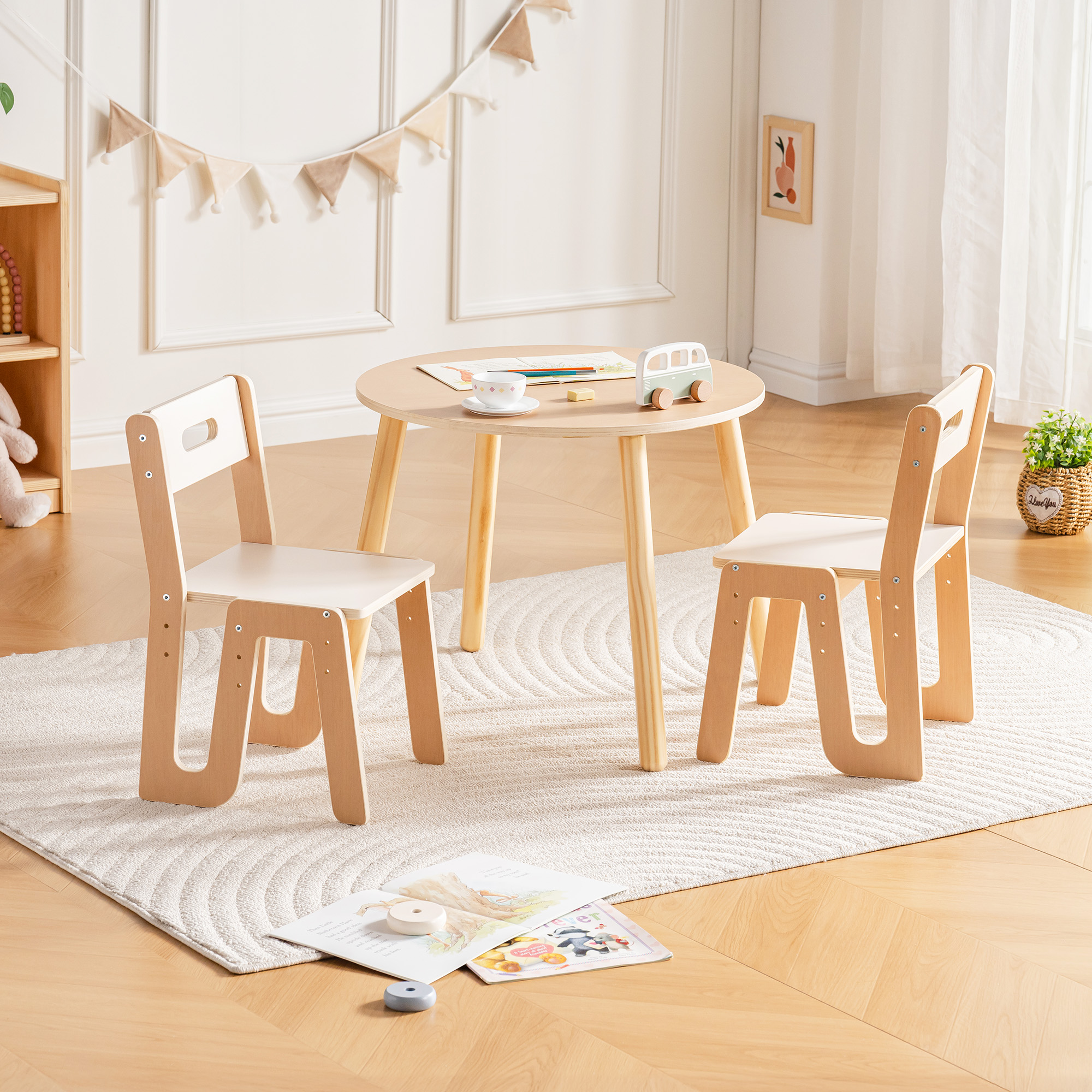 ROBUD Kids Chair and Table Set