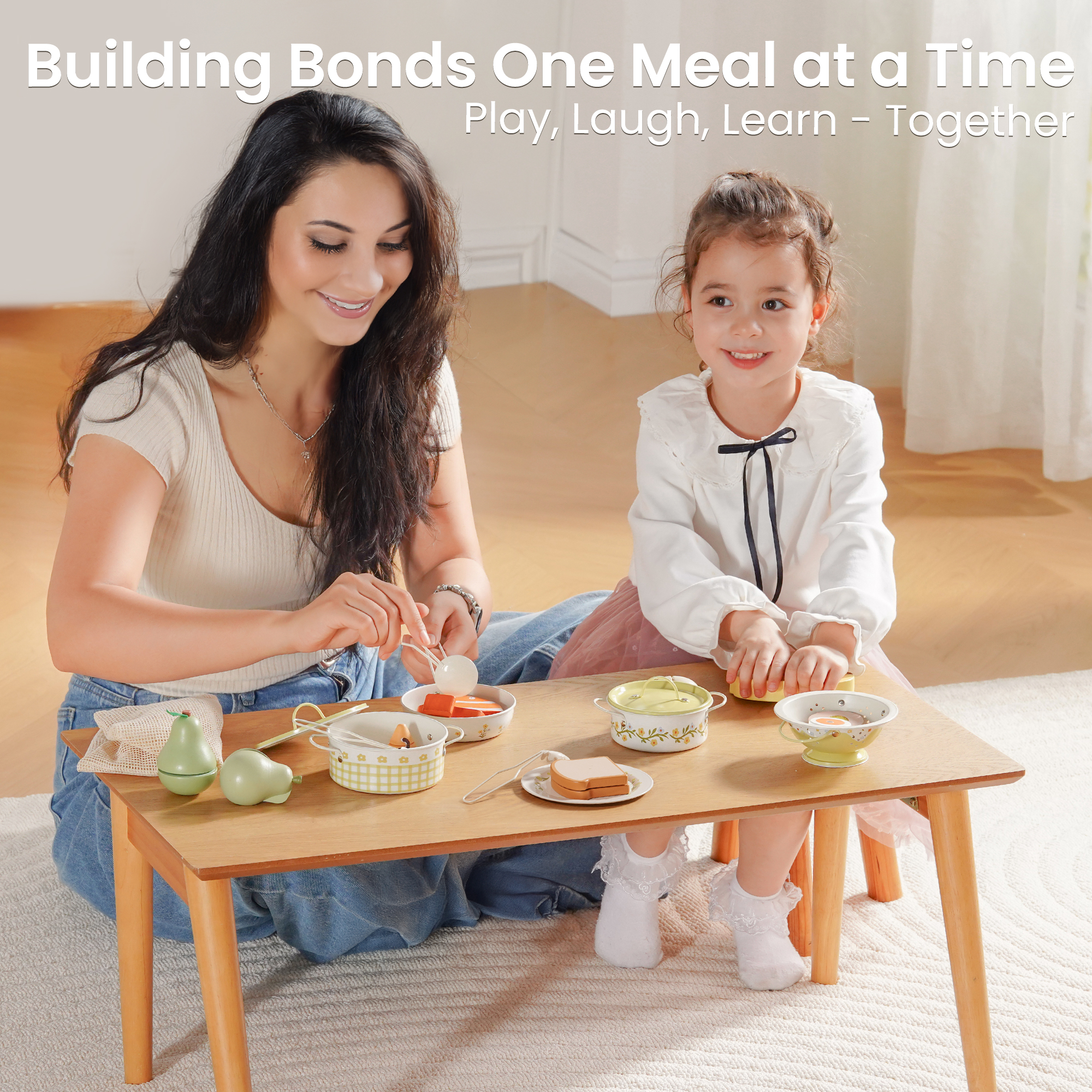 ROBUD Tinplate Pretend Cooking Utensils