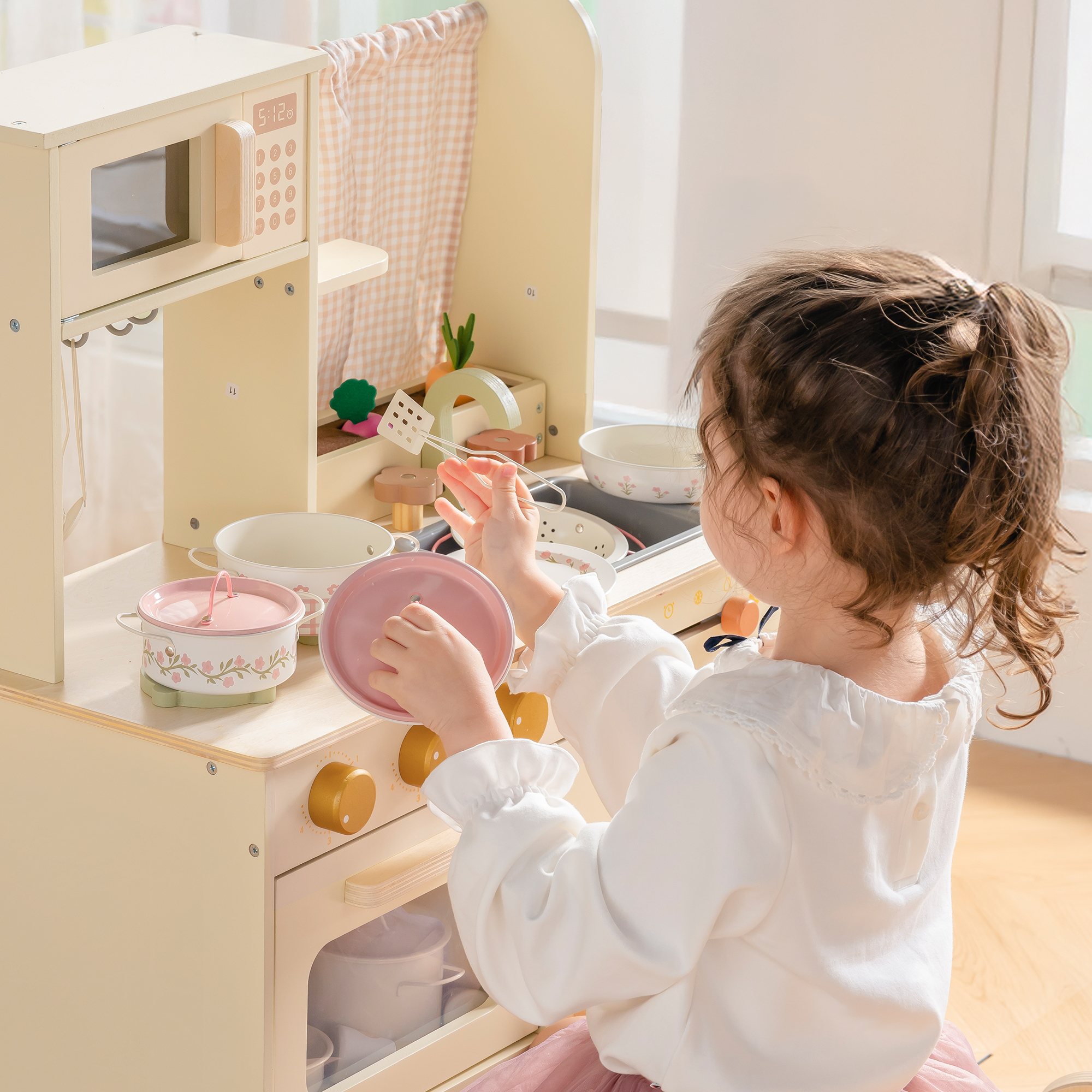 ROBUD Tinplate Pretend Cooking Utensils