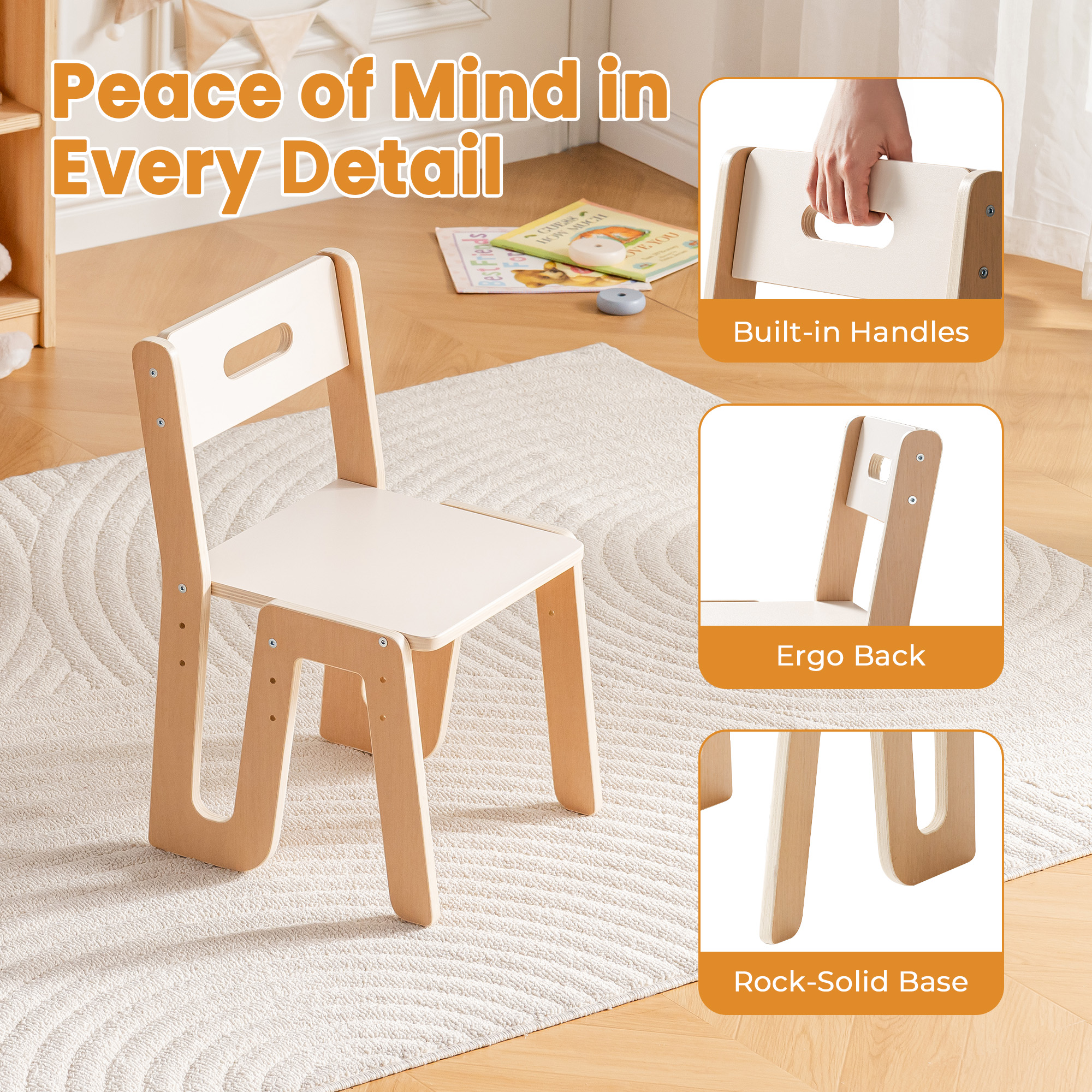 ROBUD Kids Chair and Table Set