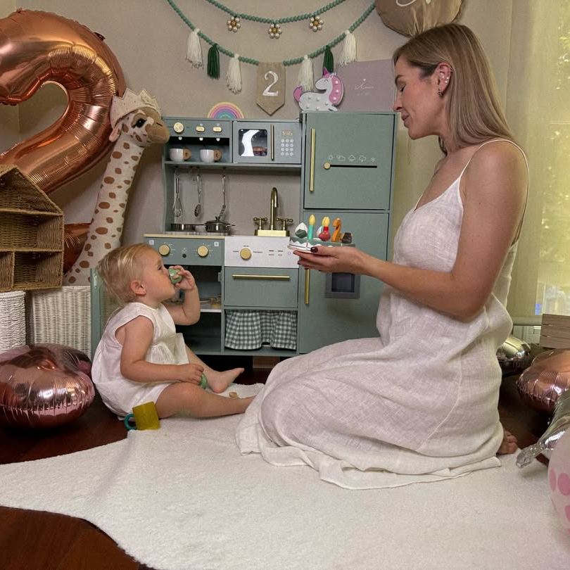 ROBUD Cuisine enfant en bois - Vert haricot