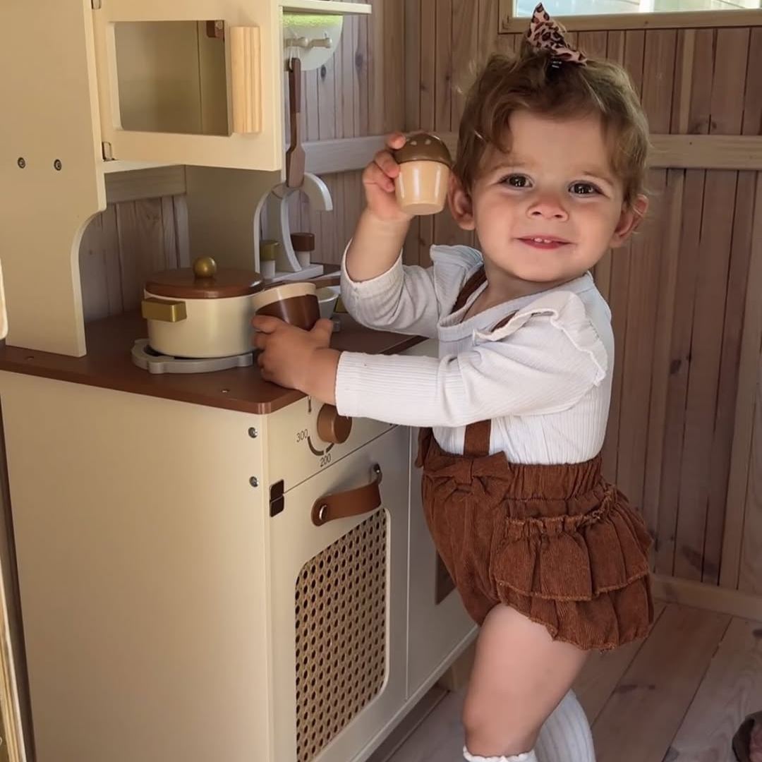 ROBUD Cuisine enfant en bois - Moka Montessori