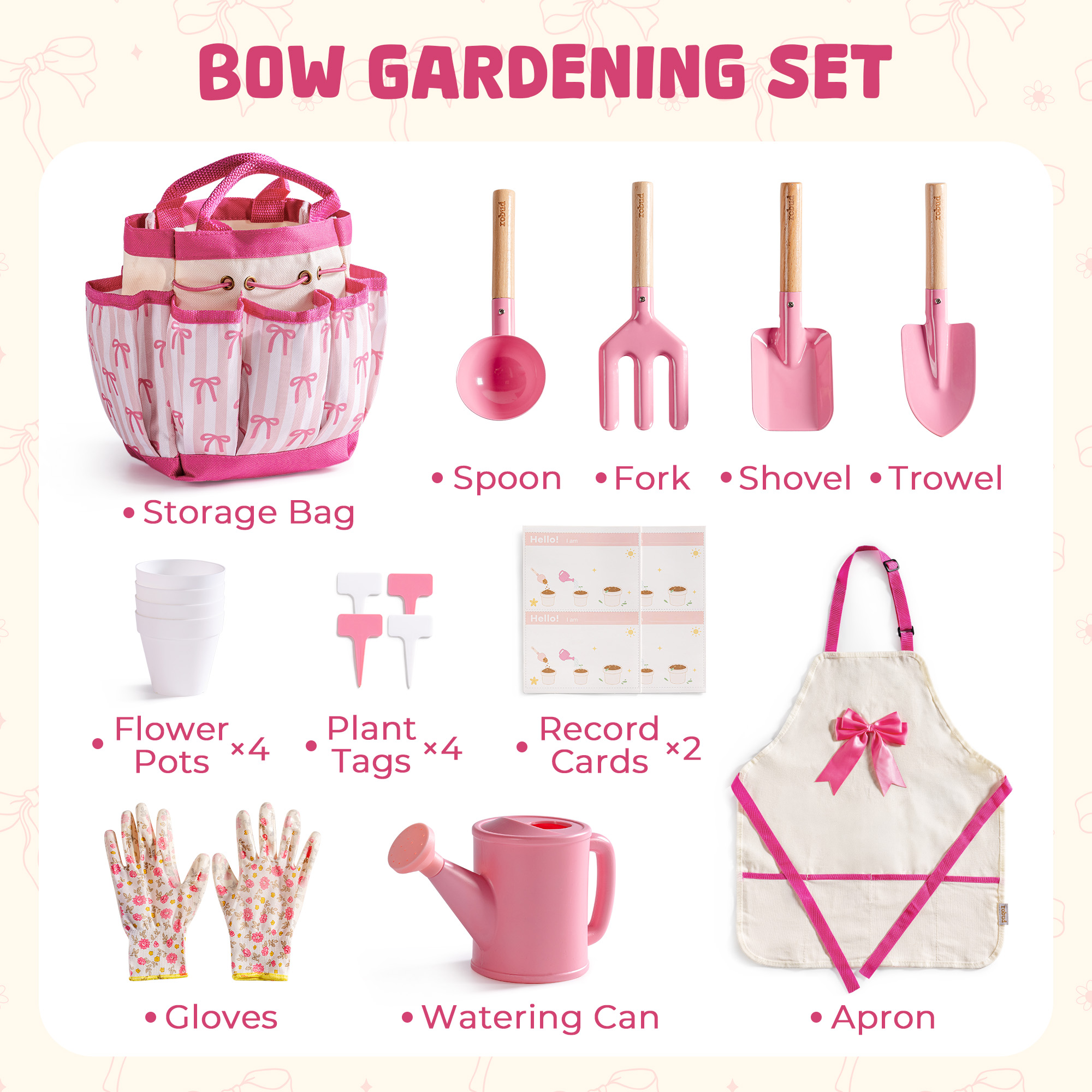 ROBUD Kids Gardening Set Series