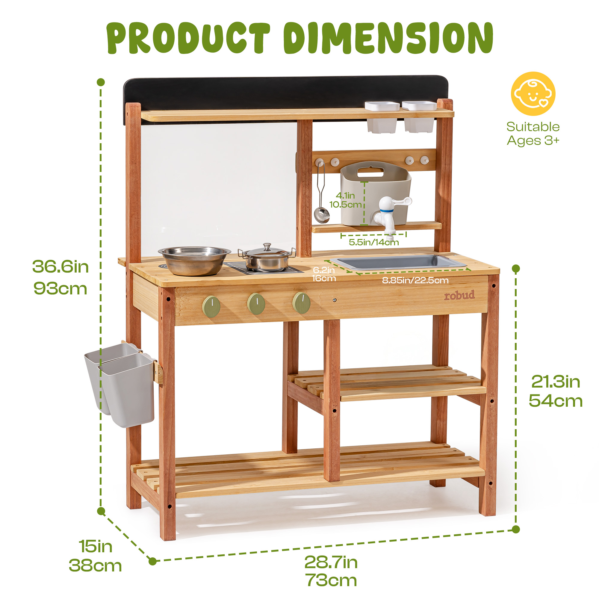 Robud Outdoor Kitchen - Caramel