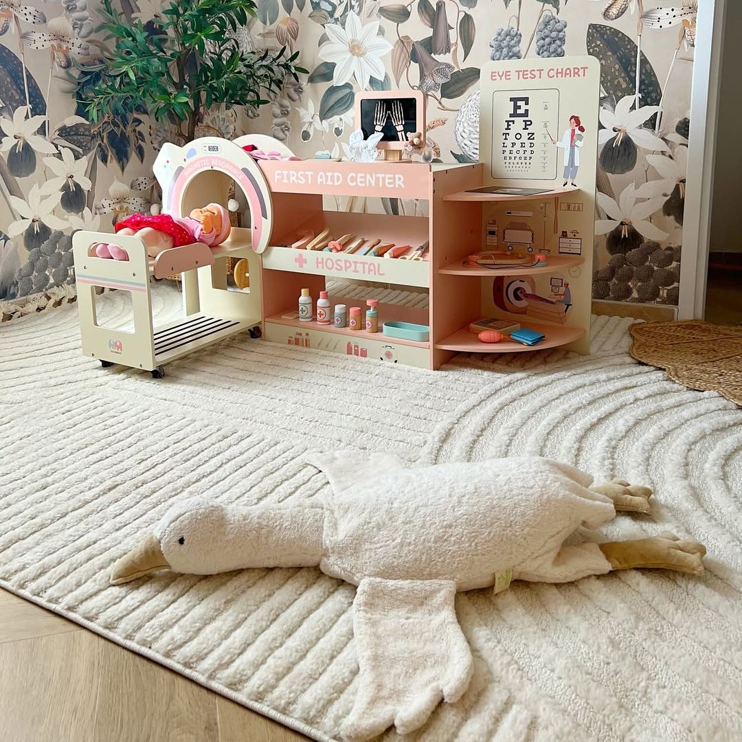 ROBUD Set di Giocattoli in Legno per Attività Del Dottore