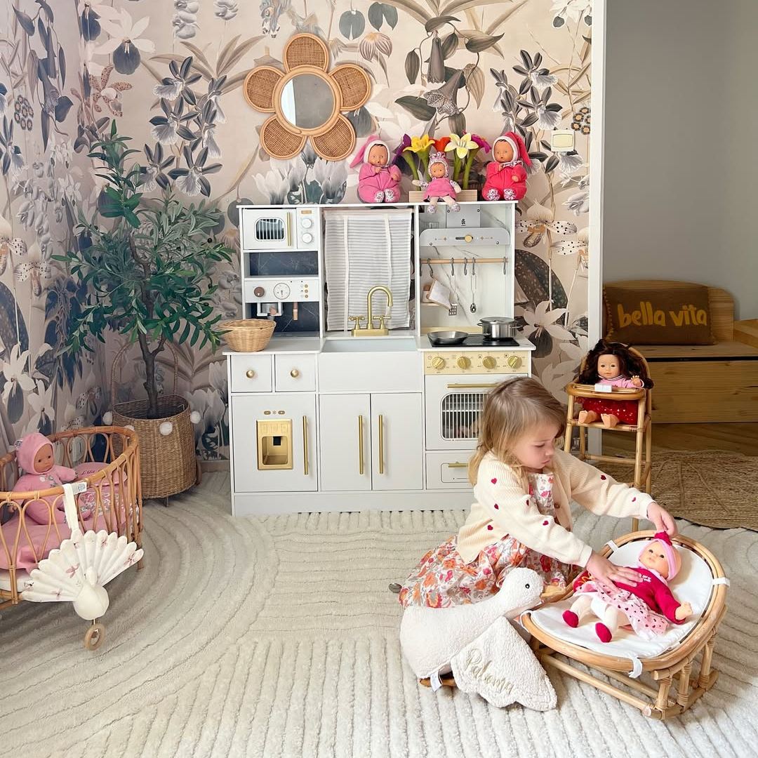 ROBUD Cucina Giocattolo Moderna per Bambini - Bianca